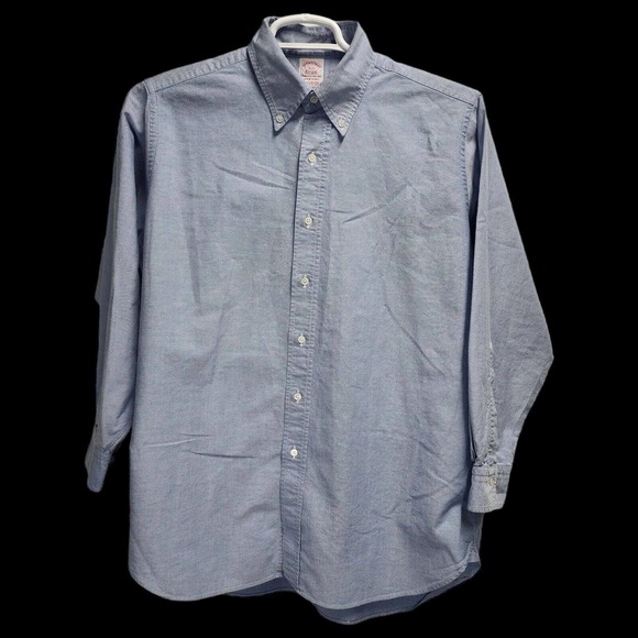 Brooks Brothers Other - Brooks Brothers Men’s button down Traditional Fit Shirt 16 32 Blue Made In US